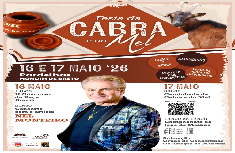 Aldeia de Pardelhas recebe II Festa da Cabra e do Mel a 16 e 17 de maio