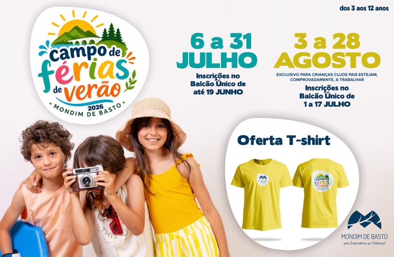 Campo de Férias de Verão - Abertas inscrições