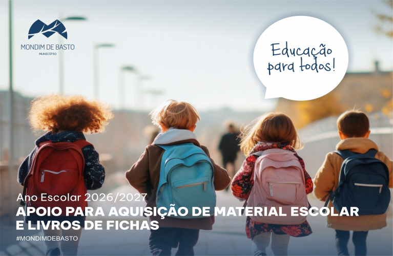 Autarquia de Mondim de Basto reforça apoio aos alunos do 1.º ciclo no novo ano letivo