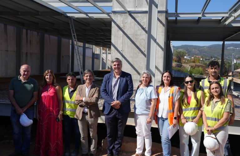 Diretor da Segurança Social de Vila Real visita obra da nova Creche de Mondim de Basto