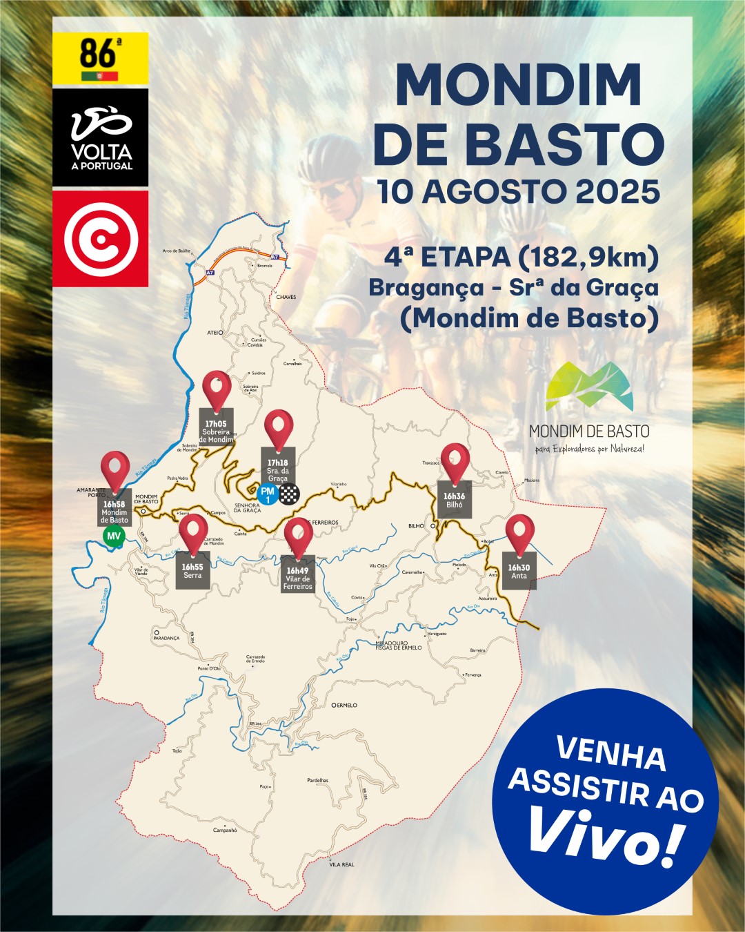 Percurso da 4º etapa da Volta a Portugal