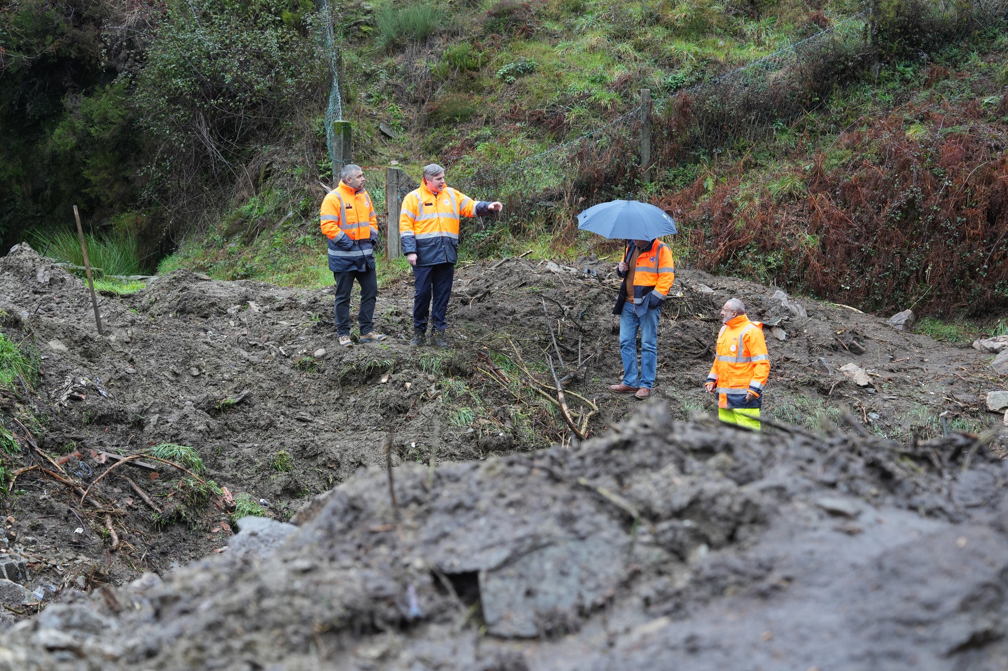 Presidente e Vice-Presidente no terreno