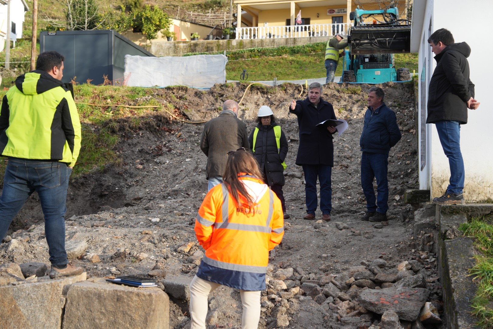 Visita Obra Largo Feira do Bilhó