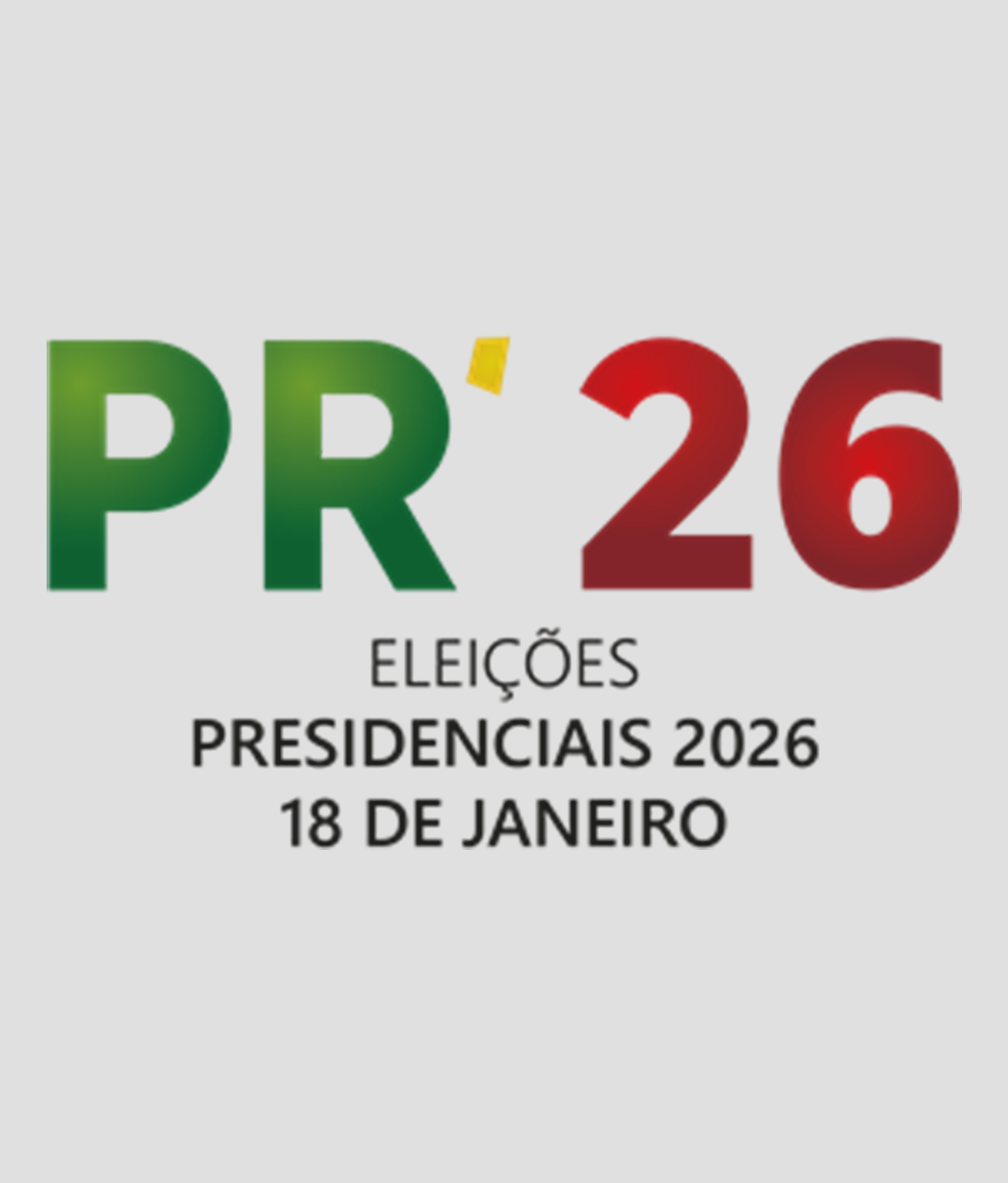 logotipo Eleicoes Presidenciais 26
