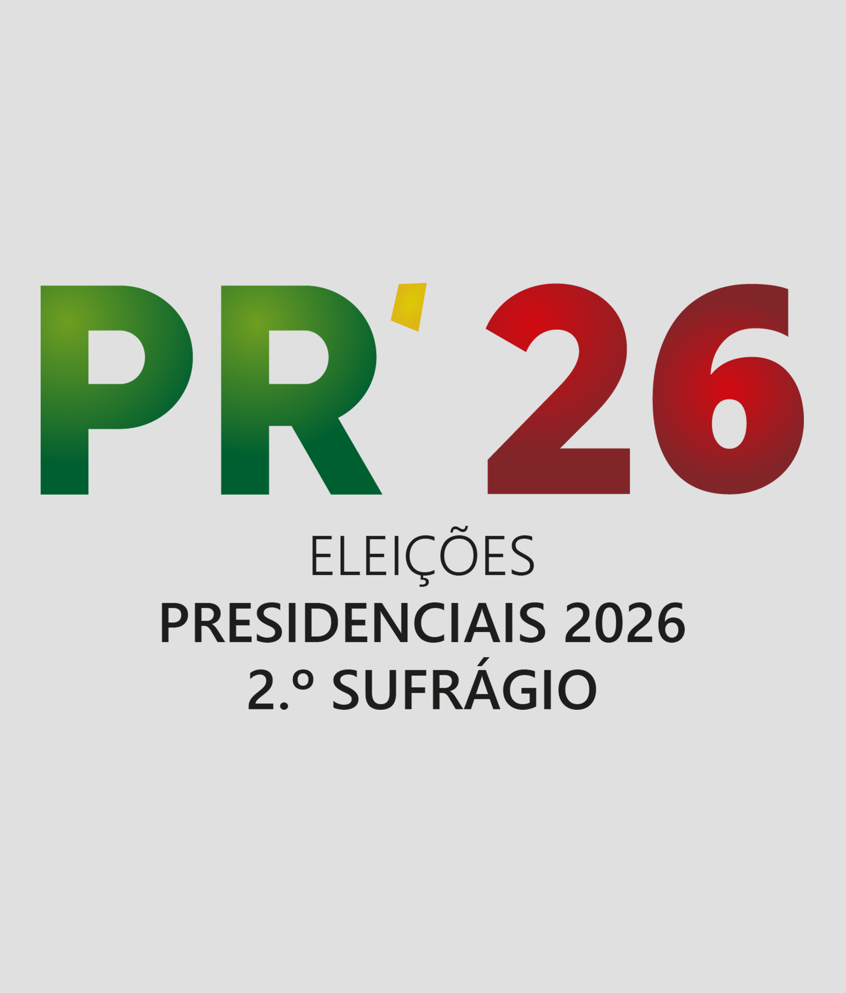 logotipo Eleicoes Presidenciais 26