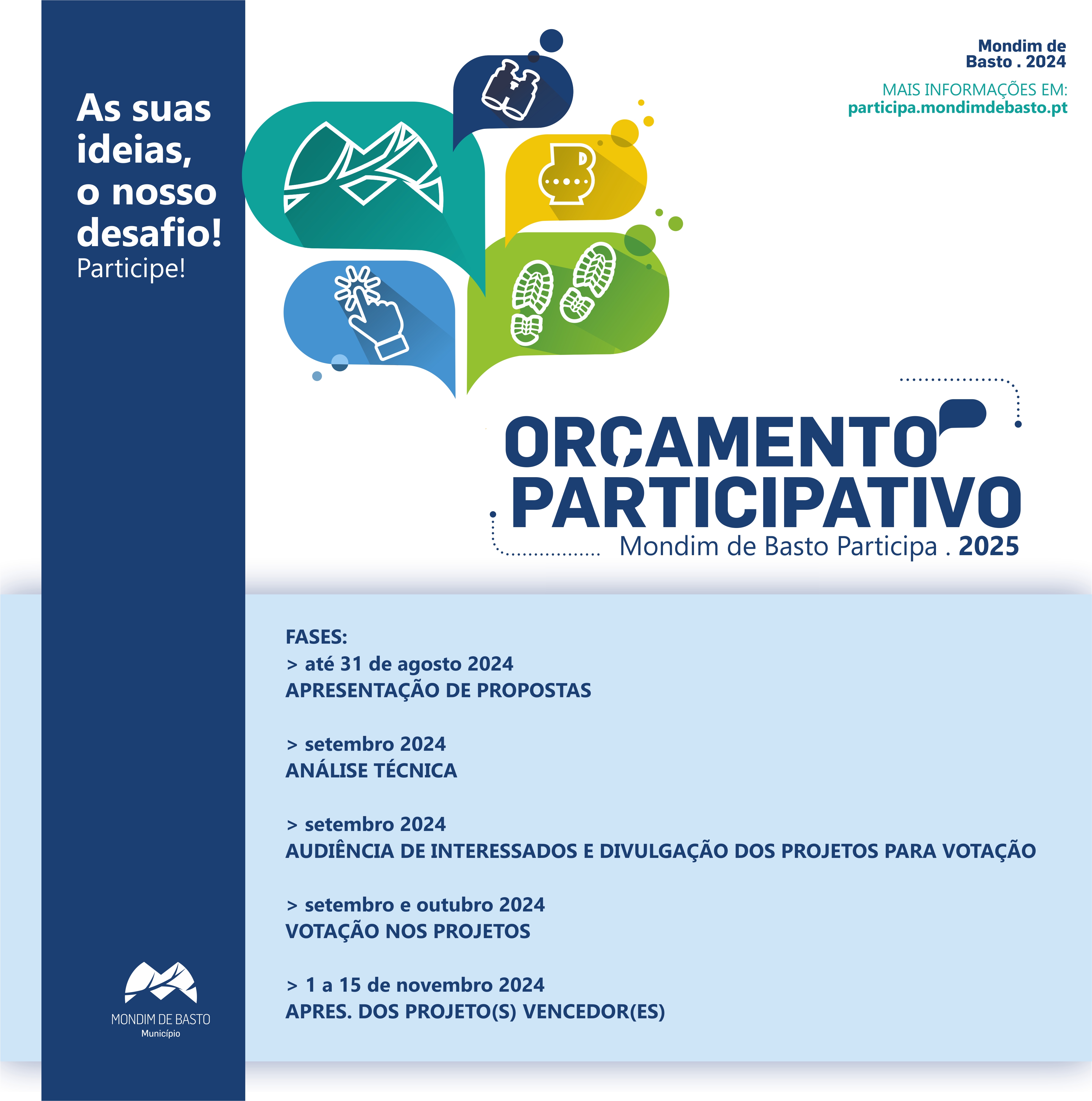 Orçamento Participativo 2025: está a decorrer a fase de apresentação de propostas