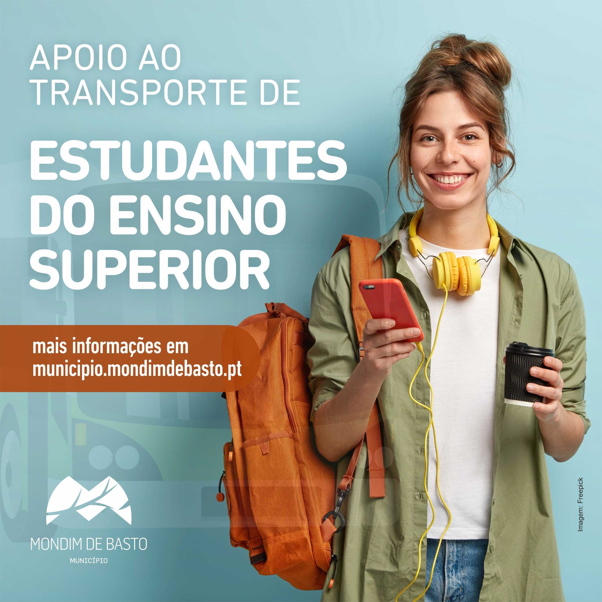 Sabias que… o Município apoia as despesas de transporte aos estudantes do ensino superior do Concelho?