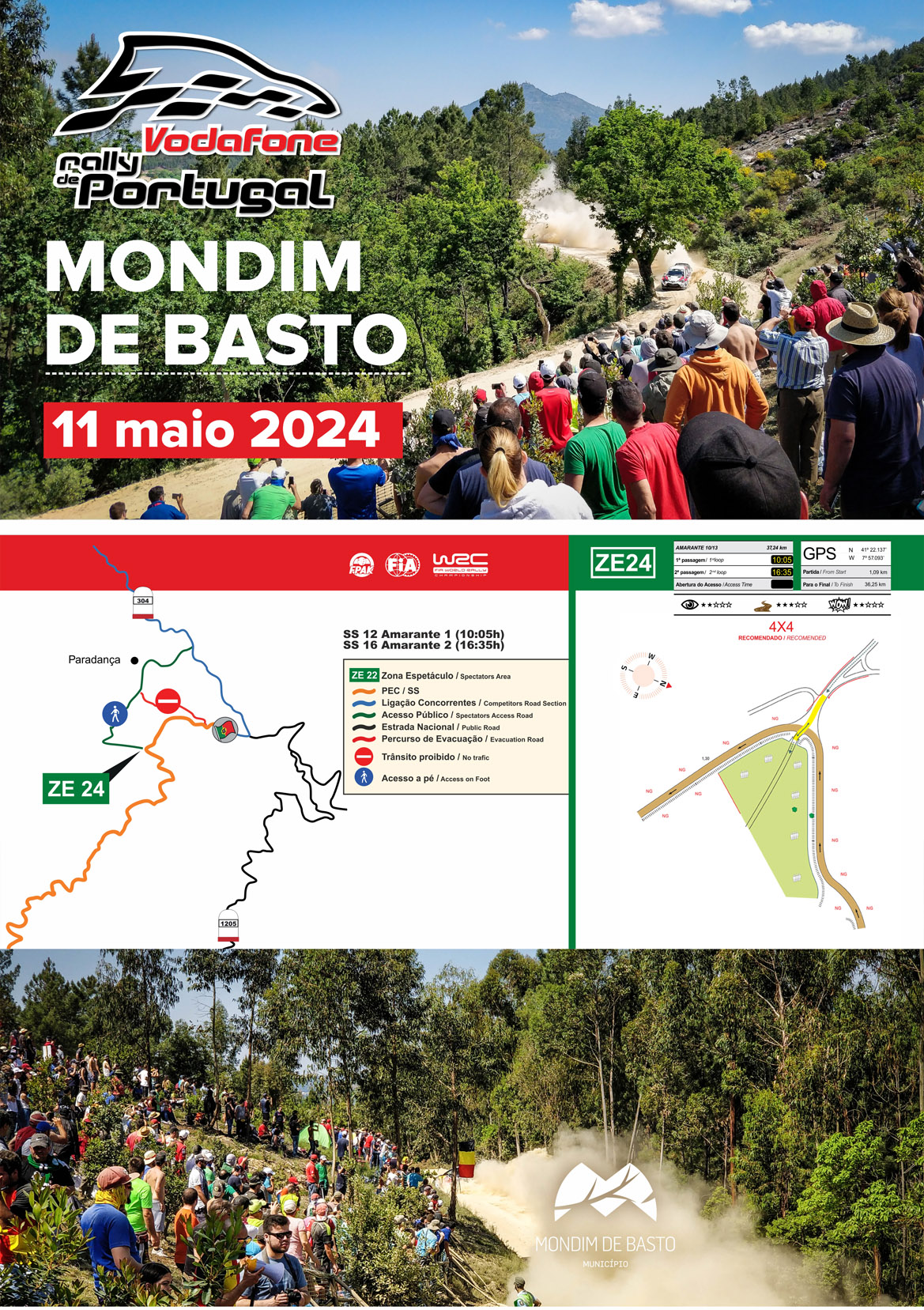 Cartaz Rally de Portugal 2024
